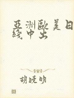 亚洲欧美日韩在线中出
