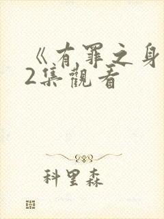 《有罪之身》12集观看