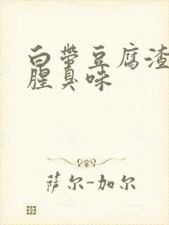 白带豆腐渣状,腥臭味