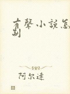 有声小说怎么录制封面