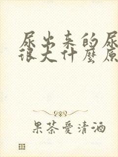 尿出来的尿味道很大什么原因