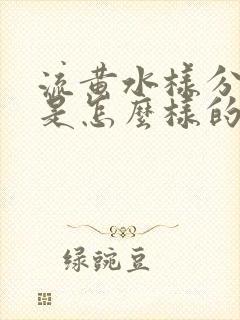 流黄水样分泌物是怎么样的