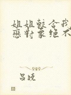 姐姐较合我的初恋对象绝不是姐姐立华先生封面