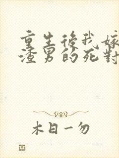 重生后我嫁给了渣男的死对头叶景淮