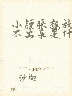 小腹胀想放屁放不出来是什么原因