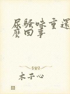 尿骚味重还黄怎么回事封面