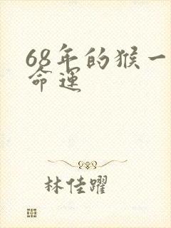 68年的猴一生命运封面
