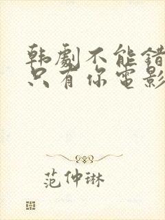 韩剧不能错过的只有你电影完整版