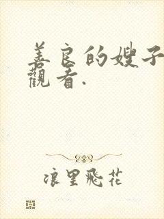 善良的嫂子免费观看.封面