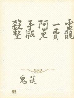 杀手阿一电影完整版免费观看