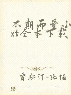 不期而爱小说txt全本下载