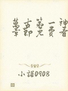 万古第一神全部章节免费看