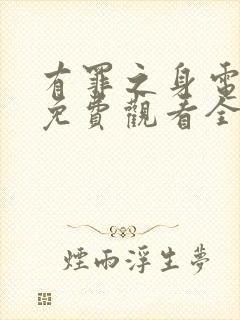 有罪之身电视剧免费观看全集高清版12