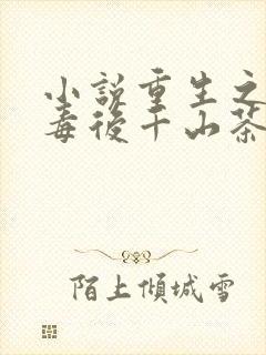 小说重生之将门毒后千山茶客完本