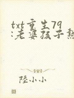txt重生79:老婆孩子热炕头封面