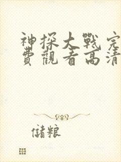 神探大战完整免费观看高清国语