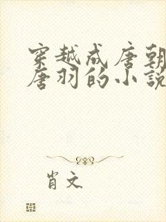 穿越成唐朝太子唐羽的小说