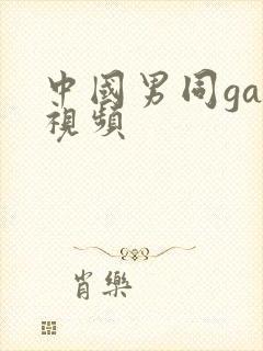 中国男同gay视频封面