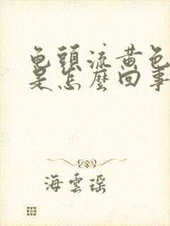 龟头流黄色液体是怎么回事