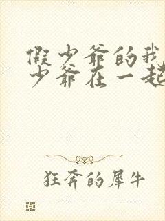 假少爷的我和真少爷在一起了封面