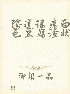 阴道很痒白带黄色豆腐渣状