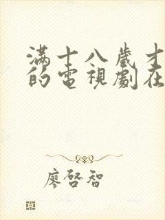 满十八岁才能看的电视剧在线播放