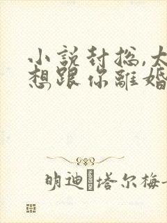 小说封总,太太想跟你离婚很久了在线阅读