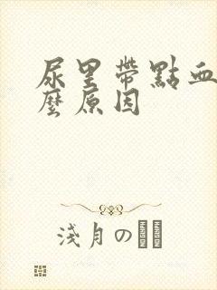 尿里带点血是什么原因