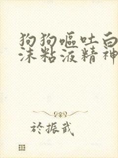 狗狗呕吐白色泡沫粘液精神不好的原因