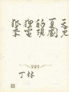 狐狸的夏天第二季电视剧免费观看