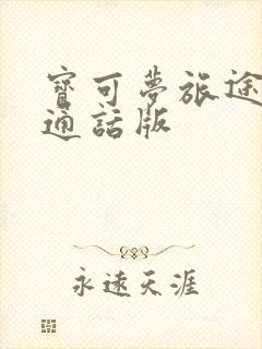 宝可梦旅途2普通话版