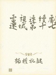 电视连续剧孤战迷城第十七集