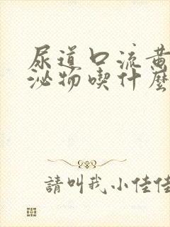 尿道口流黄色分泌物吃什么药