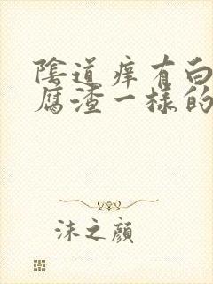 阴道痒有白色豆腐渣一样的东西