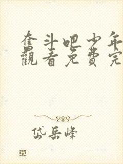 奋斗吧少年在线观看免费完整版封面