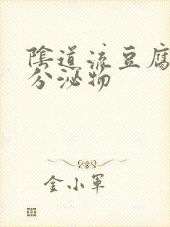 阴道流豆腐渣的分泌物