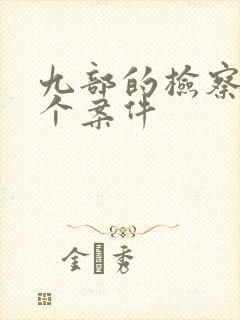 九部的检察官几个案件