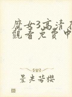 魔女3高清在线观看免费中文版