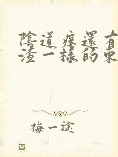 阴道痒还有豆腐渣一样的东西