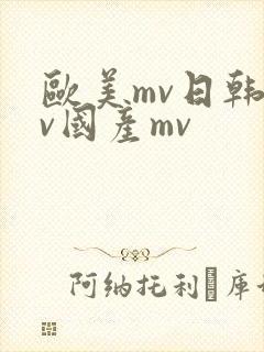 欧美mv日韩mv国产mv