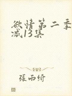 欲情第二季未删减13集