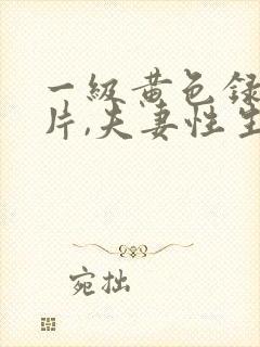 一级黄色录像影片,夫妻性生活影片