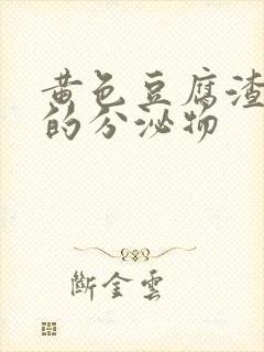 黄色豆腐渣一样的分泌物