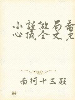 小说做局乔梁叶心仪全文免费阅读封面