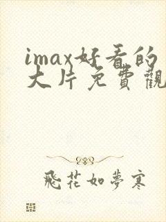 imax好看的大片免费观看封面