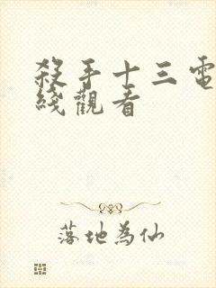 杀手十三电影在线观看