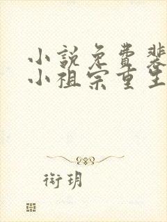 小说免费裴爷的小祖宗重生了