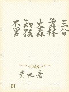 不知火舞三个小男孩森林公园封面