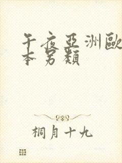 午夜亚洲欧美日本另类