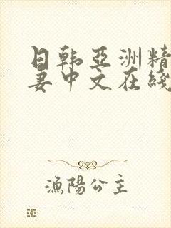 日韩亚洲精品人妻中文在线
